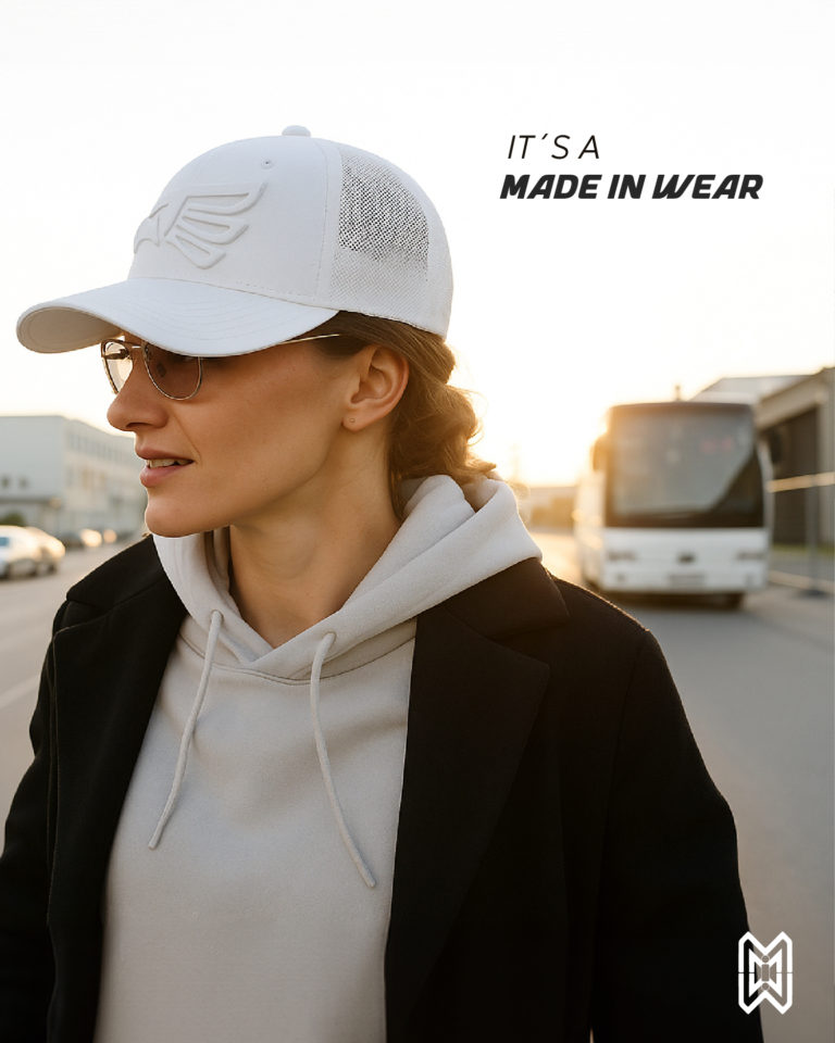 white cap girl