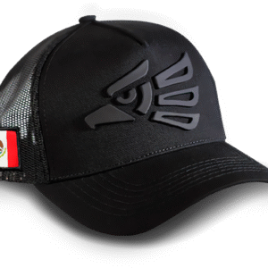 Double black eagle cap