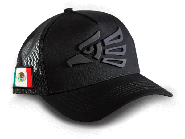 Double black eagle cap