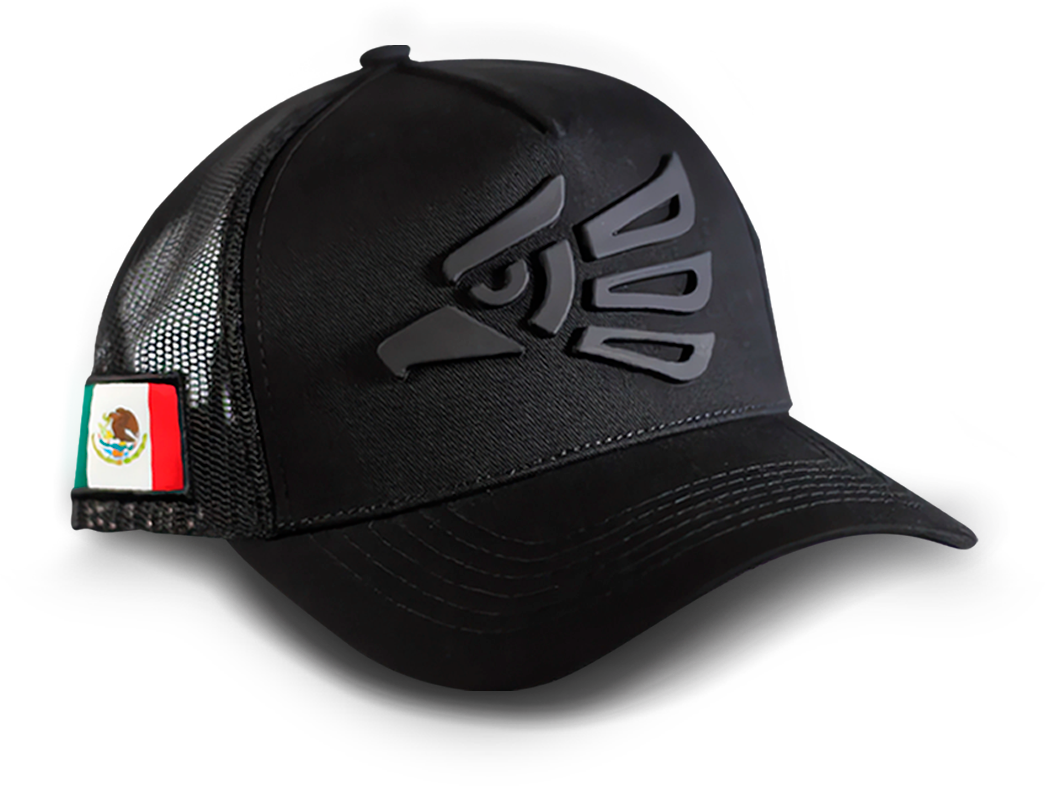 Double black eagle cap